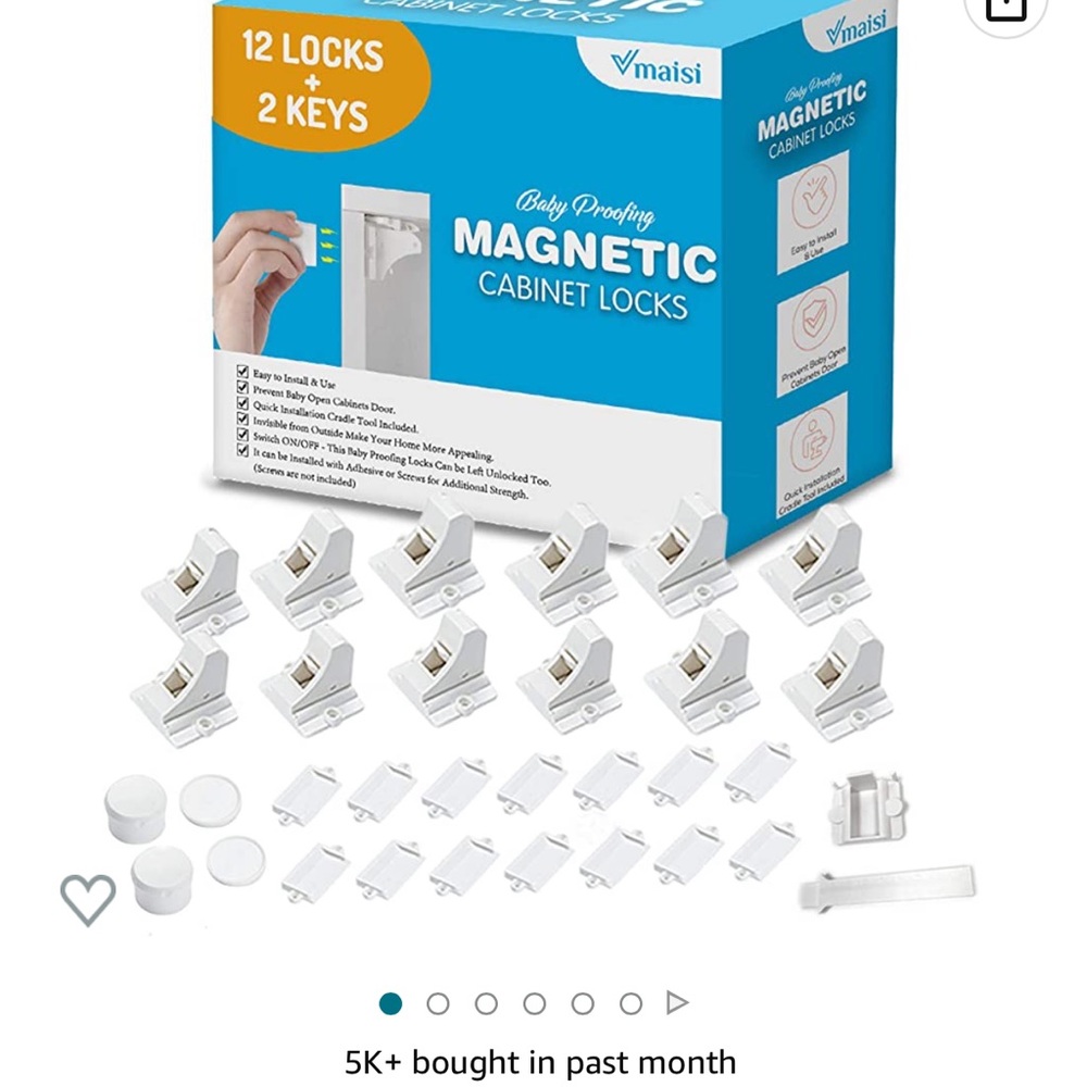 My Quality Magnetic Safety Cabinet Locks with 3 keys.